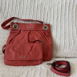 Coach Vintage Coral Bag Set